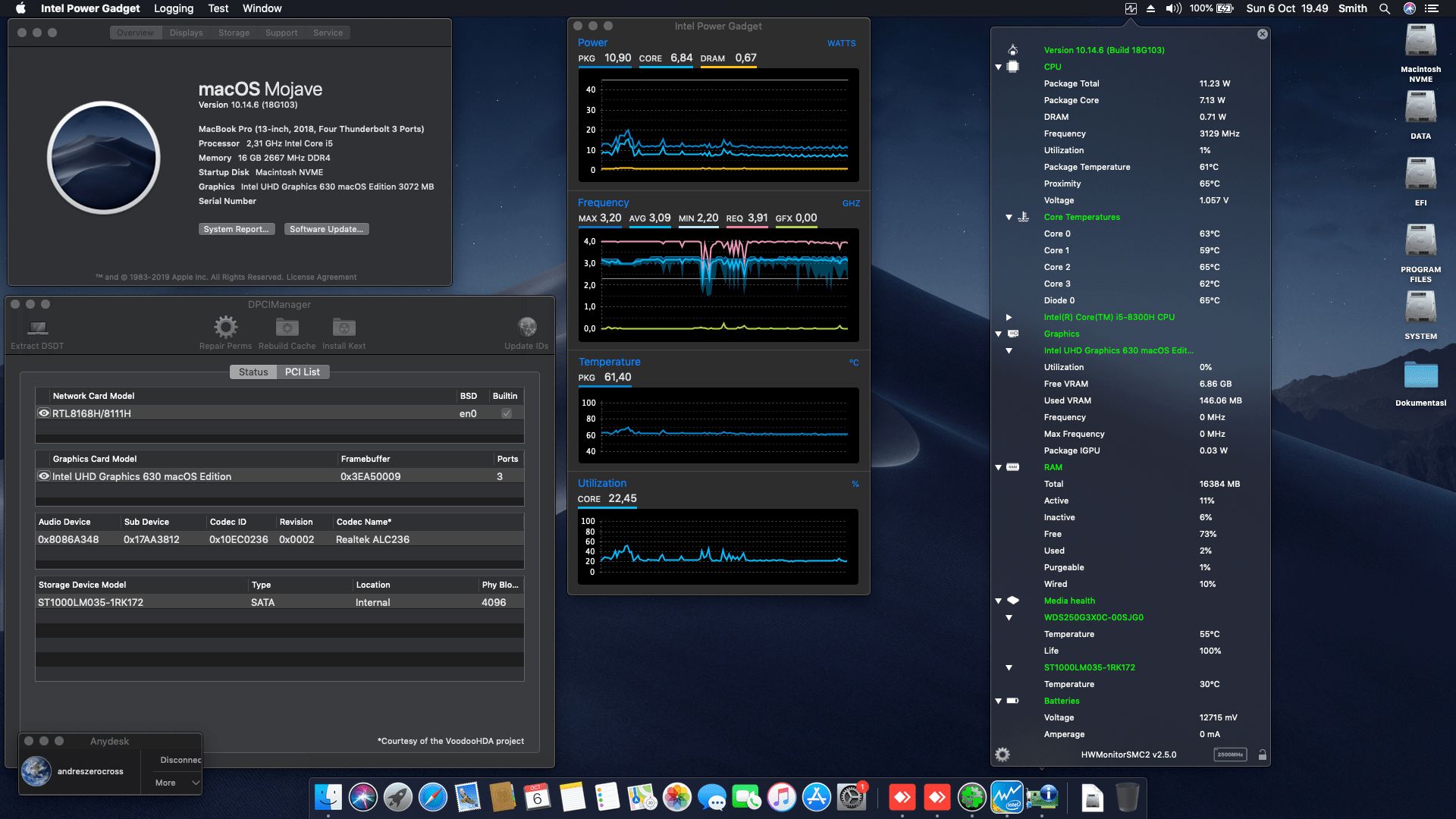 Lenovo Legion Y530 [CoffeeLake   Intel UHD 630 + I2C] 1